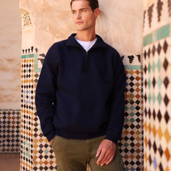 Iconic Premium Zip Neck Sweat Thumbnail