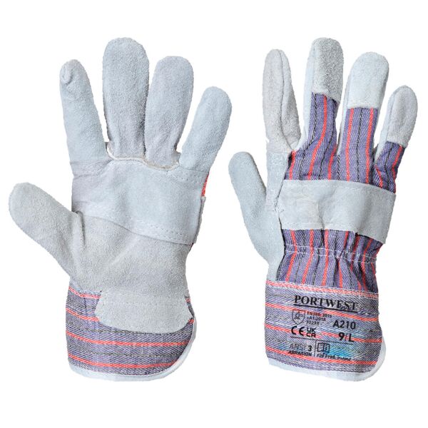 Leather Rigger 260 Cow Split Palm Bar Glove (Pack of 12) Thumbnail