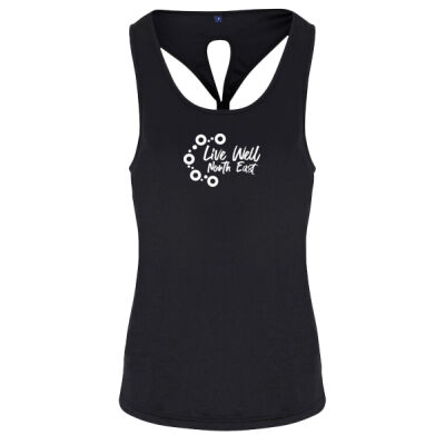 LWNE - Women's TriDri® yoga knot vest Thumbnail
