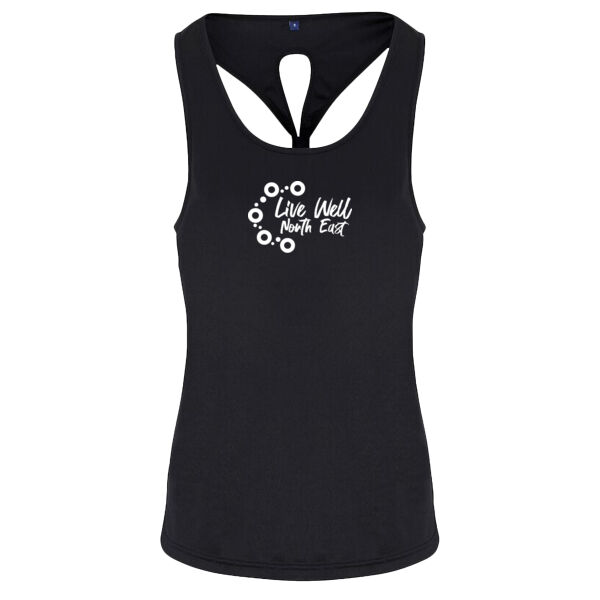 LWNE - Women's TriDri® yoga knot vest Thumbnail