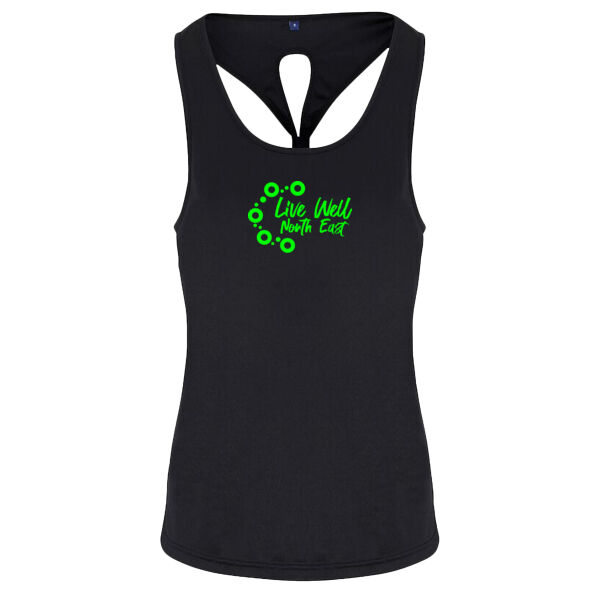 LWNE - Women's TriDri® yoga knot vest Thumbnail