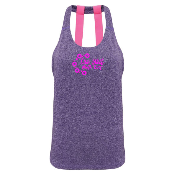 LWNE - Women's TriDri® double strap back vest Thumbnail