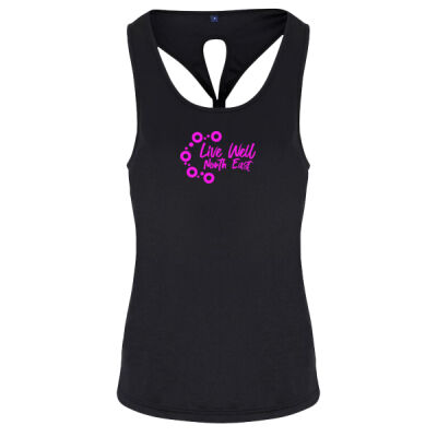 LWNE - Women's TriDri® yoga knot vest Thumbnail