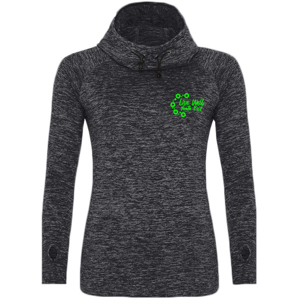 LWNE - Girlie cool cowl neck top Thumbnail