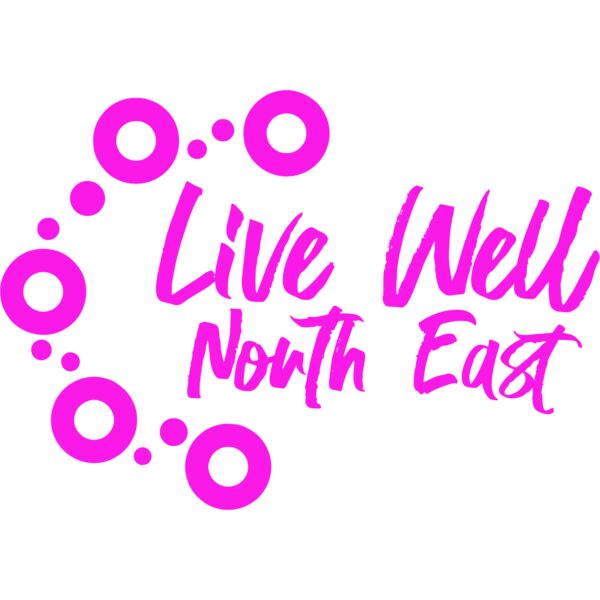 Live Well Left Chest Fluo Pink Thumbnail